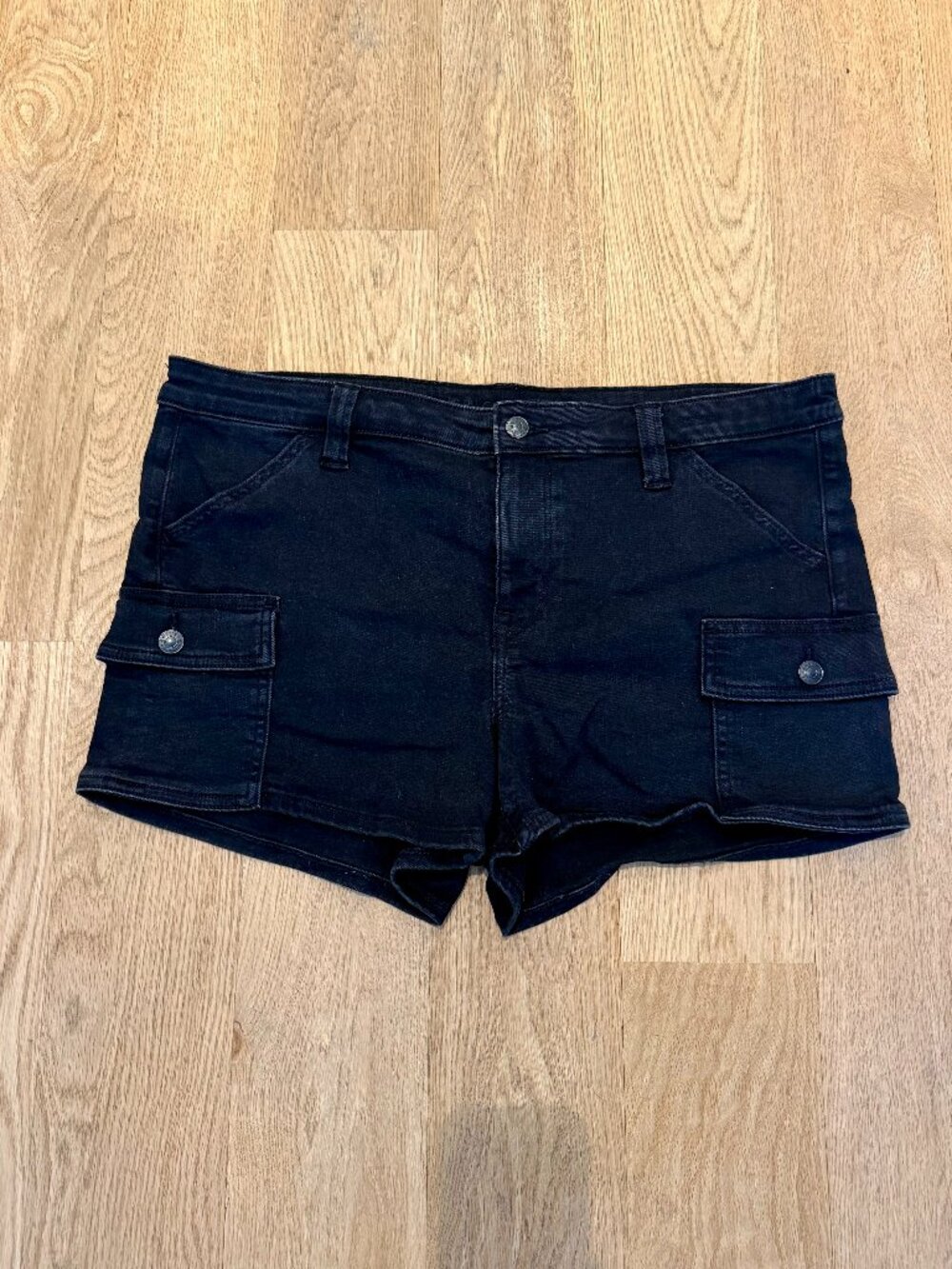 AE Next Level High-Waisted Denim Short - size 16 - Picture 6 of 12